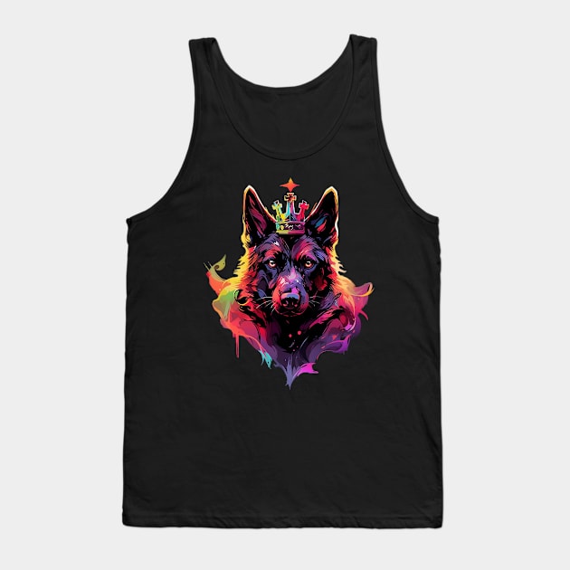 german shepherd Tank Top by lets find pirate